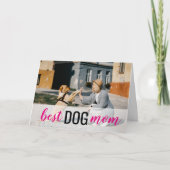 Beste Hond Moeder Foto Moederdag Kaart (Voorkant)