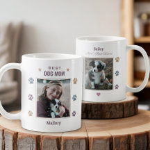 Beste hond-moeder gepersonaliseerde foto