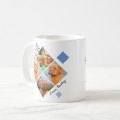 Beste Hond Moeder Ooit Aangepaste Fotocollage & Na Koffiemok (Voorkant links)