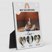 Beste hond moeder ooit feest fotoplaat (Zijkant)
