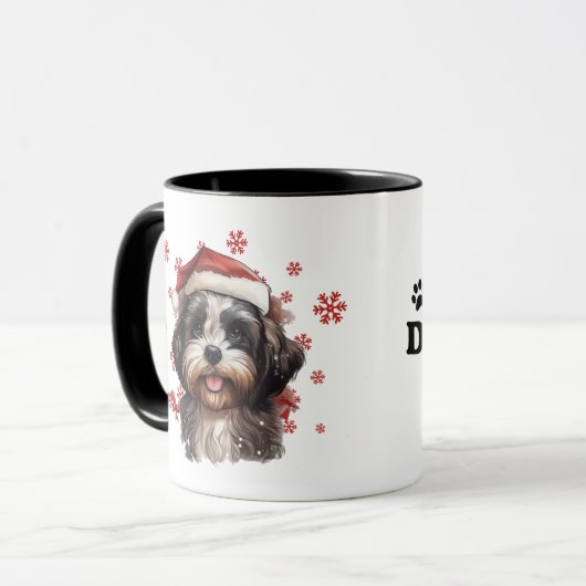 Beste Hond Moeder Ooit Kerst Schattige Shih Tzu Do Mok (Voorkant links)