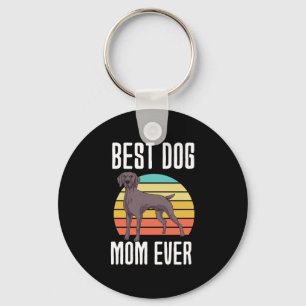 Beste Hond Moeder Ooit Weimaraner Sleutelhanger