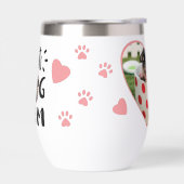 Beste Hond Moeder Typografie Hart Pet Foto Schatti (Links)