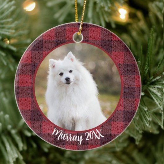 Beste Hond Ooit Aangepaste Naam Kersthuisdier Cade Keramisch Ornament