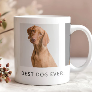 Beste hond ooit gepersonaliseerde foto Mok