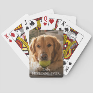 Beste Hond Ooit Huisdierenaam En Foto Pokerkaarten