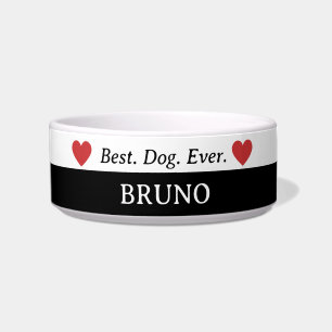 Beste hond ooit Keramische hondenbak Voerbakje