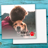 Beste Hond Pap Ooit Foto Vaderdag Verjaardag Kaart