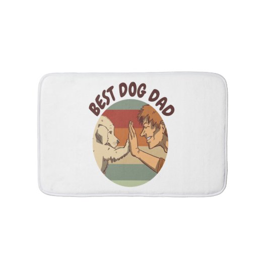Beste Hond Papa Badmat (Voorkant)