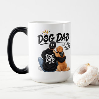 Beste hond papa Golden Retriever koffiemok Magische Mok