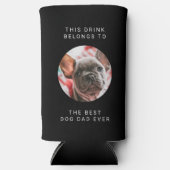 Beste hond papa ooit aangepaste tekst en 2 foto's  (Voorkant)