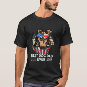 Beste Hond Papa Ooit Chihuahua Hond Amerikaanse vl T-shirt