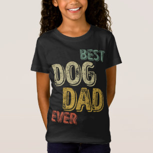 Beste hond papa ooit dier liefde grappige hond lie t-shirt
