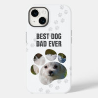 Beste hond papa ooit foto poot print