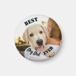 Beste hond papa ooit grappige huisdier foto magneet