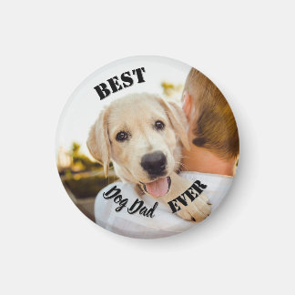Beste hond papa ooit grappige huisdier foto magneet