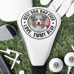 Beste hond papa ooit huisdier foto golfheadcover