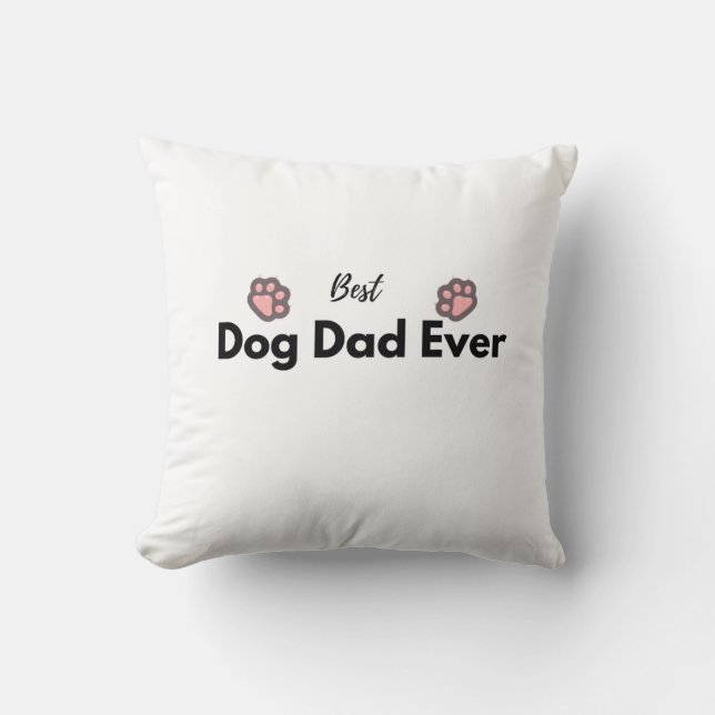 Beste hond papa ooit  kussen (Voorkant)
