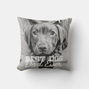Beste hond papa ooit moderne aangepaste huisdier f kussen