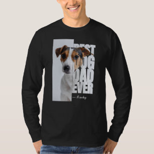 Beste hond papa ooit origineel gepersonaliseerde f t-shirt