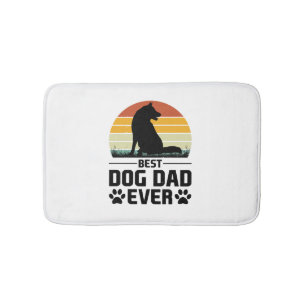 Beste Hond Papa Ooit T-shirt 3 Badmat