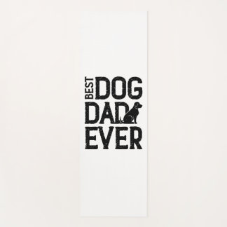 Beste hond papa ooit T-shirt ontwerp (3) Yogamat