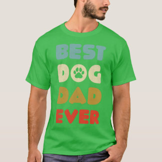 Beste hond papa ooit Vaderdag hondenbezitter honde T-shirt