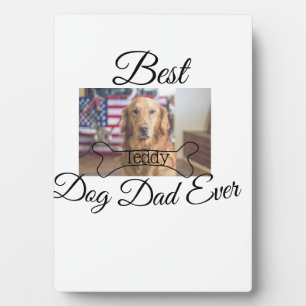 Beste hond papa ooit voeg huisdier naam foto bot g fotoplaat