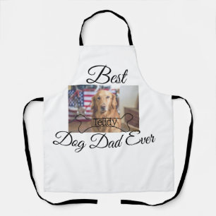 Beste hond papa ooit voeg huisdier naam foto bot g schort