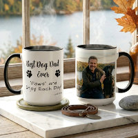 Beste Hond Papa Poot Huisdier Foto Koffie