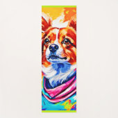 Beste Hond Pet Paint Art Yogamat (Voorkant)