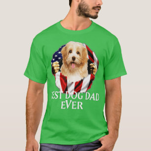 Beste hond vader ooit CAVACHON Dog Amerikaanse vla T-shirt