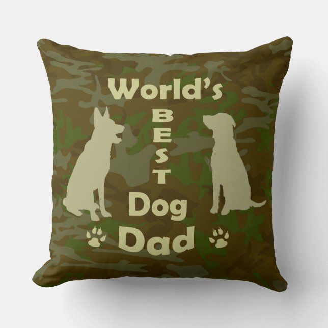 Beste hond van de wereld kussen (Voorkant)
