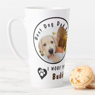 Beste hond van de wereld Persoonlijke foto van Pet Latte Mok