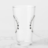 Beste hond van de wereld schildert aangepaste foto glas (Links)