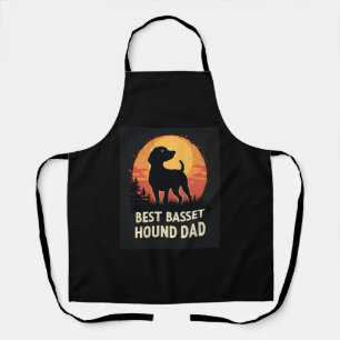 Beste honden vader papa - Vintage Basset Hound T-S Schort