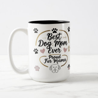 Beste Hondenmoeder Ooit Tweetonige 15oz Mok – Trot