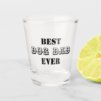 Beste hondenvader ooit grappig huisdier shot glas