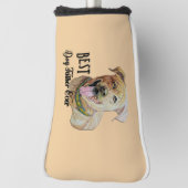 Beste hondenvader ooit Pit Bull Brindle  Golfheadcover (Draai 90)