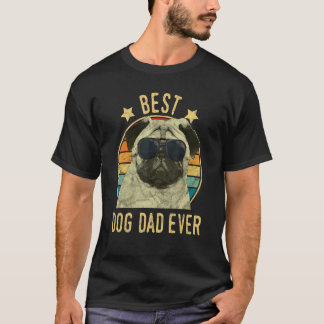 Beste hondenvader ooit Pug Vaderdag Gift T-shirt