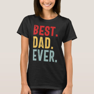 Beste hondenvader ooit retro hondenvader vaders t-shirt