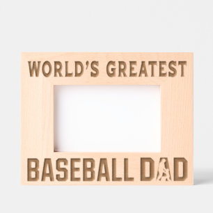 Beste Honkbal Vader Ter Wereld Gegraveerde Lijstjes