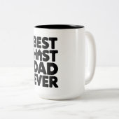 Beste Host Pap ooit Tweekleurige Koffiemok (Voorkant rechts)