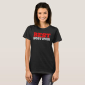 Beste hostserver t-shirt (Voorkant volledig)