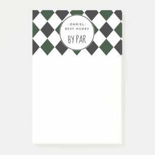 Beste Hubby van Par Green Play met Naam Post-it® Notes