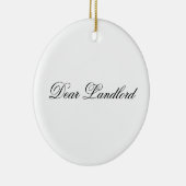 Beste huisbaas Ornament (Rechts)