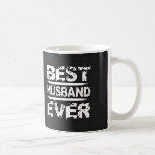 Beste HUSBAND ooit zwart-wit, moderne A06Z Koffiemok