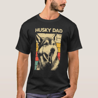 Beste Husky Voor Vader Mannen Siberische Husky Hui T-shirt