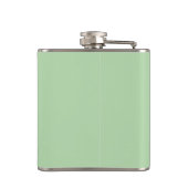 Beste Ierse moeder groene verpakte fles Heupfles (Achterkant)