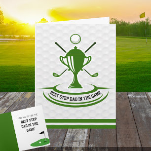 Beste in het spel gepersonaliseerd golf opvouwbare kaart